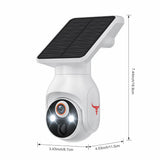 Cámara de seguridad con panel solar