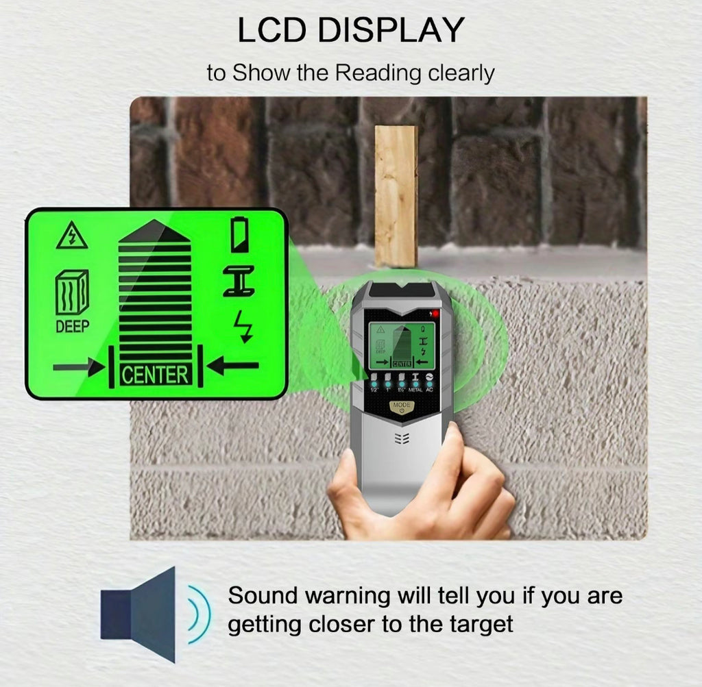 Detector de pared 5 en 1
