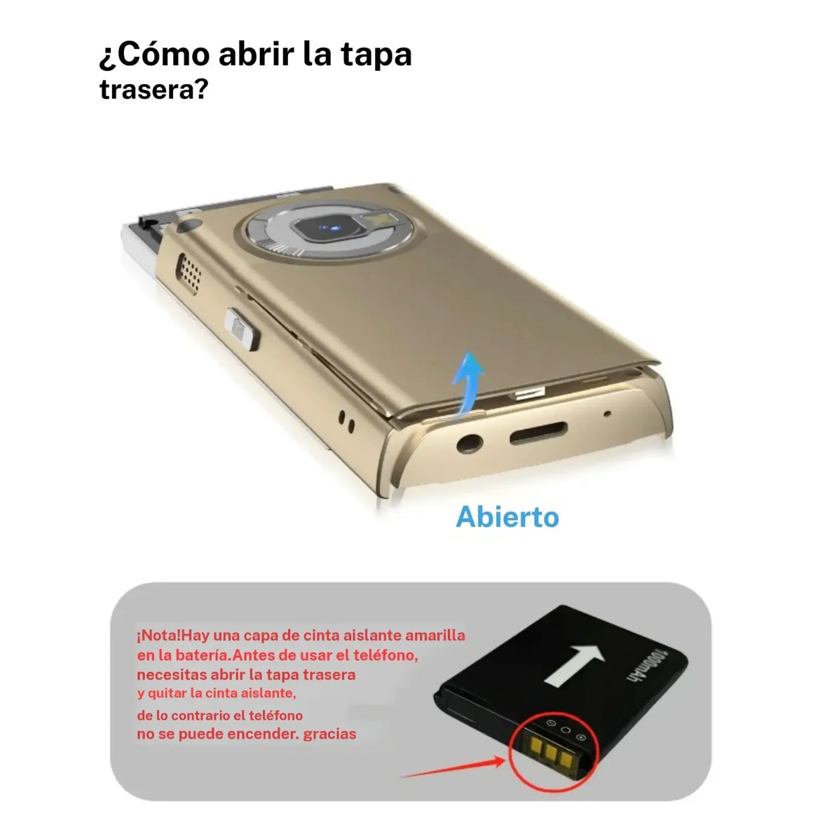 Mini móvil fuffi deslizante
