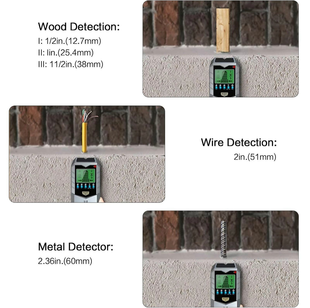 Detector de pared 5 en 1