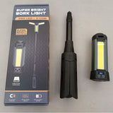 Luz camping con trípode