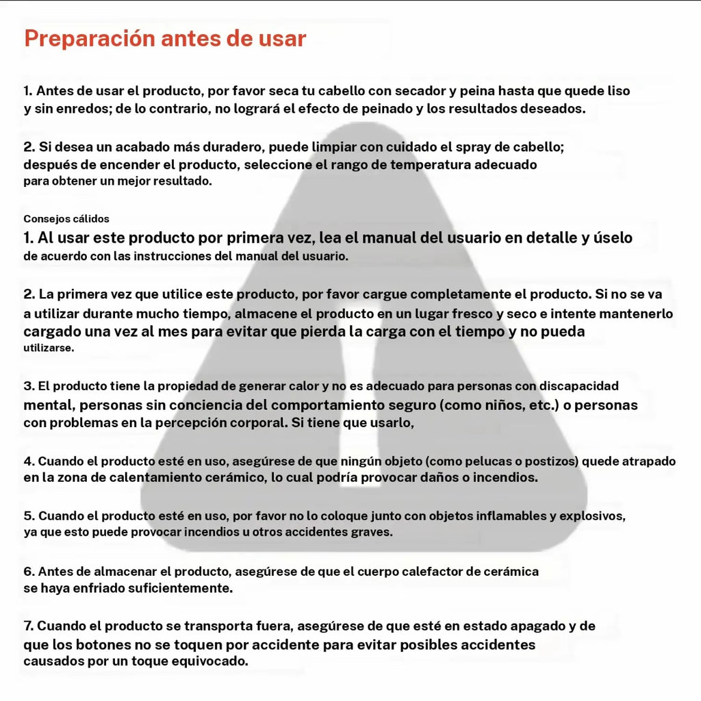 Rizador de cabello inalámbrico