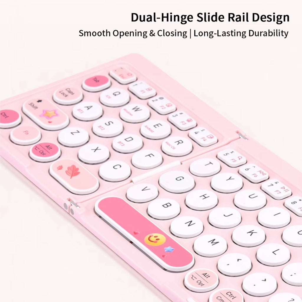 Teclado Rosa Plegable