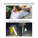 Luz inflable plegable