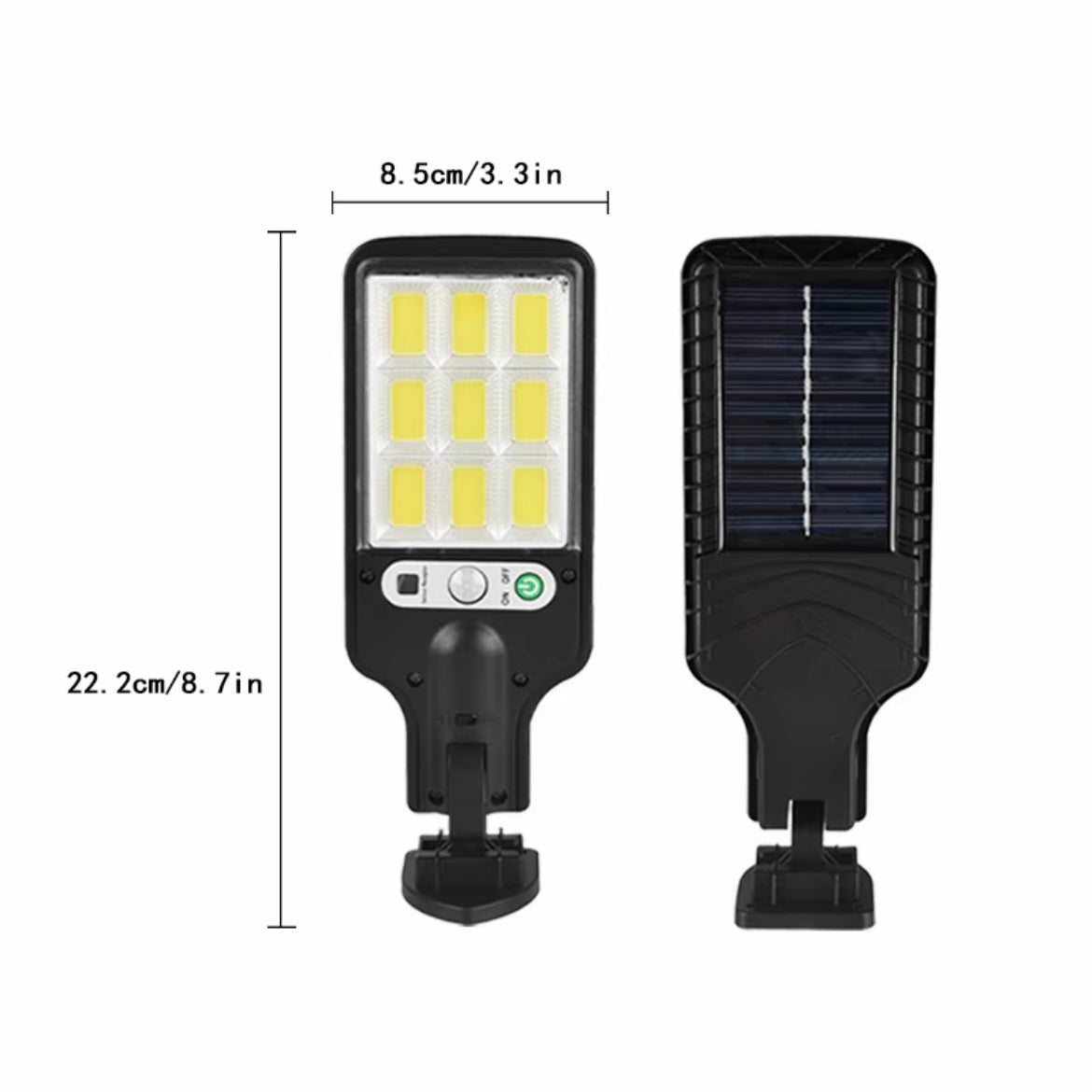 Luz led solar exterior