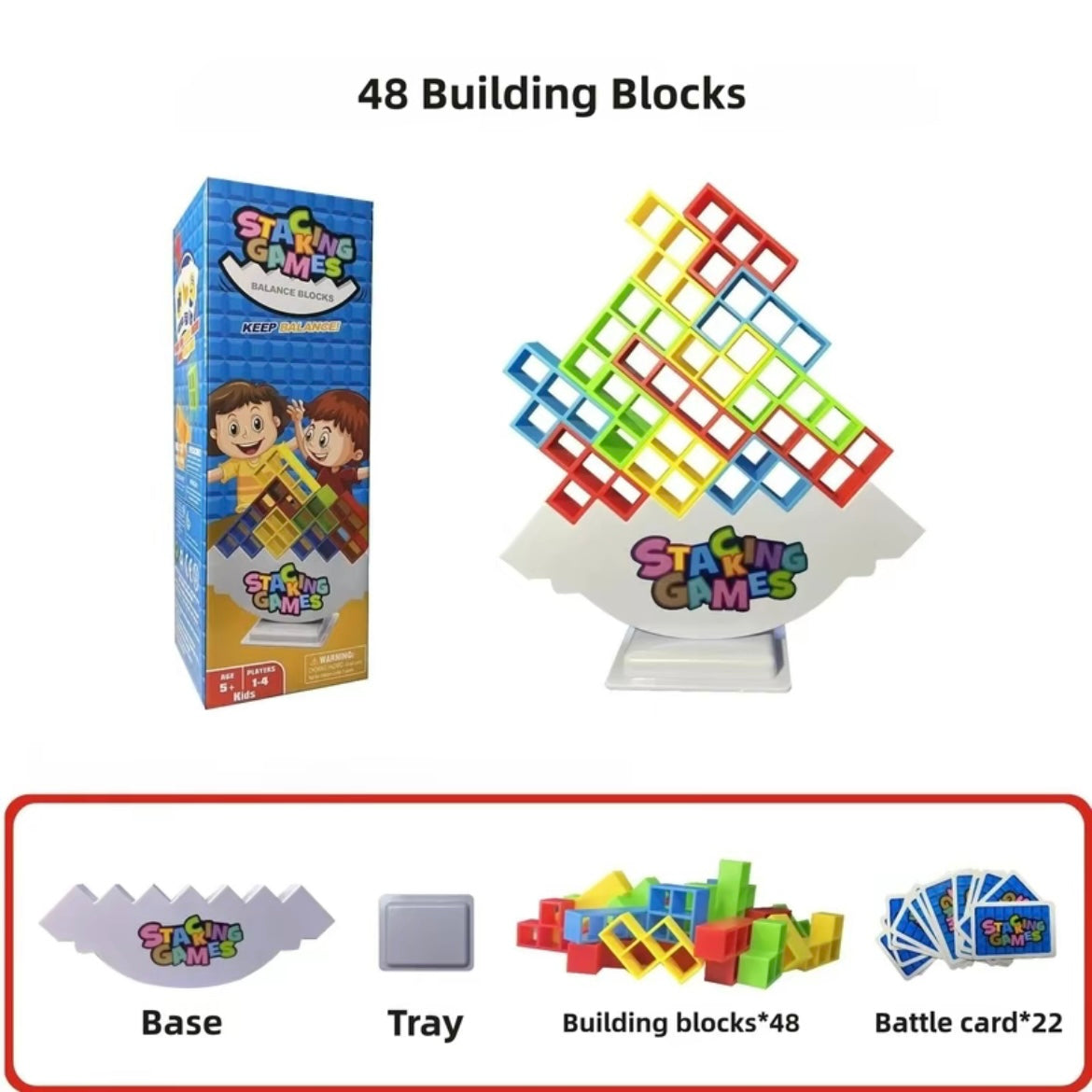 Juego equilibrio con bloques