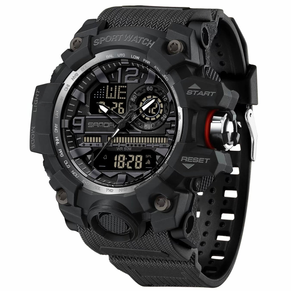 Reloj deportivo de cuarzo