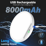 Luz de techo con sensor recargable