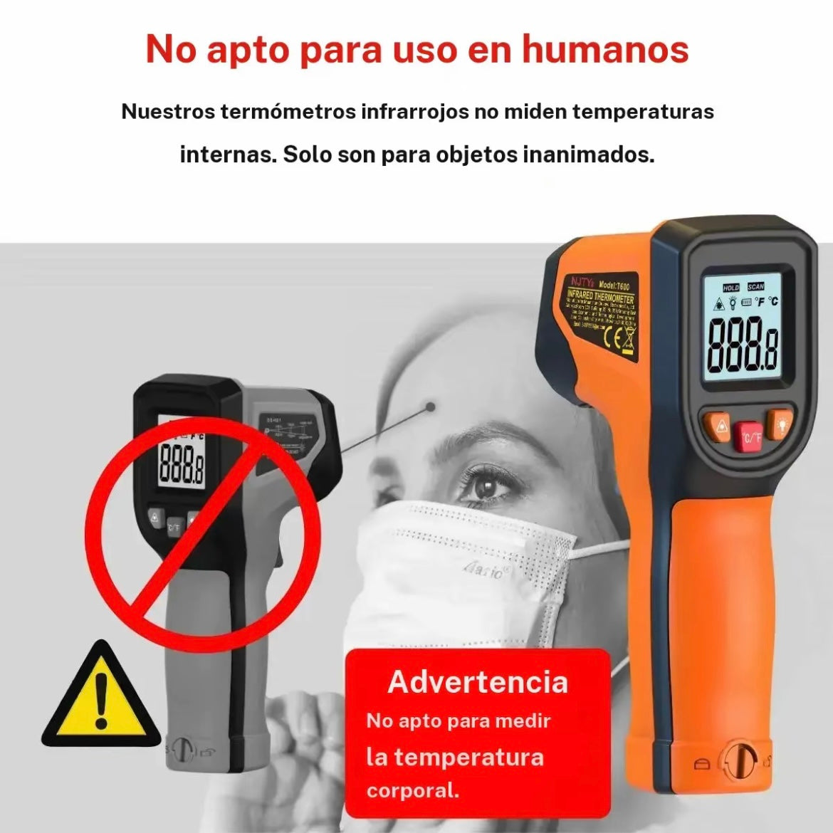 Termómetro con láser NJTY