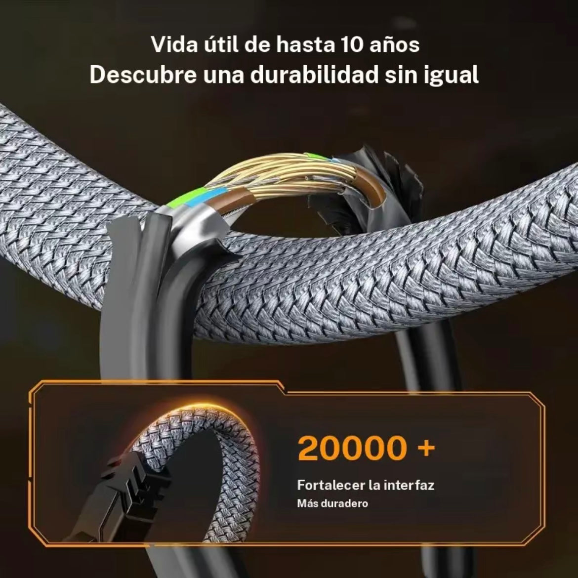 Cable Ethernet Cat 8 de alta velocidad