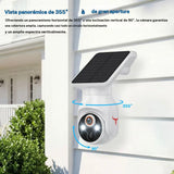 Cámara de seguridad con panel solar