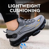 Zapato de seguridad antiperforación y antigolpes