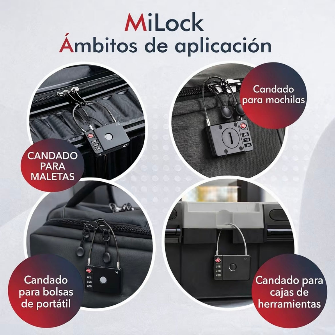 Candado inteligente de equipaje