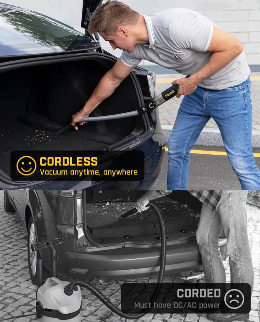 Fanttik Aspiradora para coche