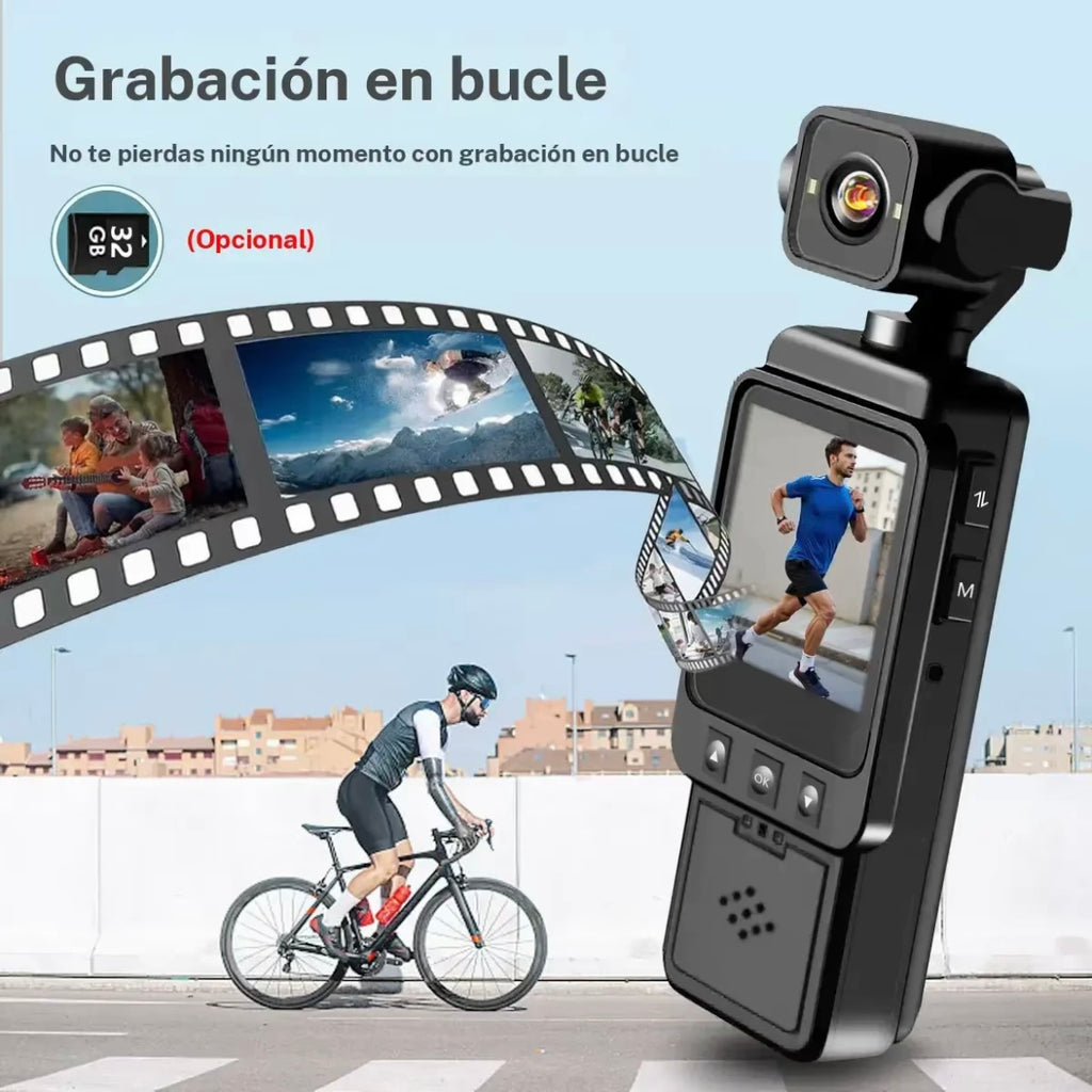 Cámara portátil estabilizadora