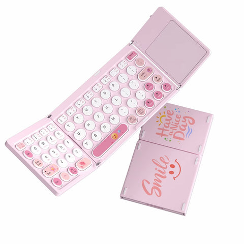 Teclado Rosa Plegable