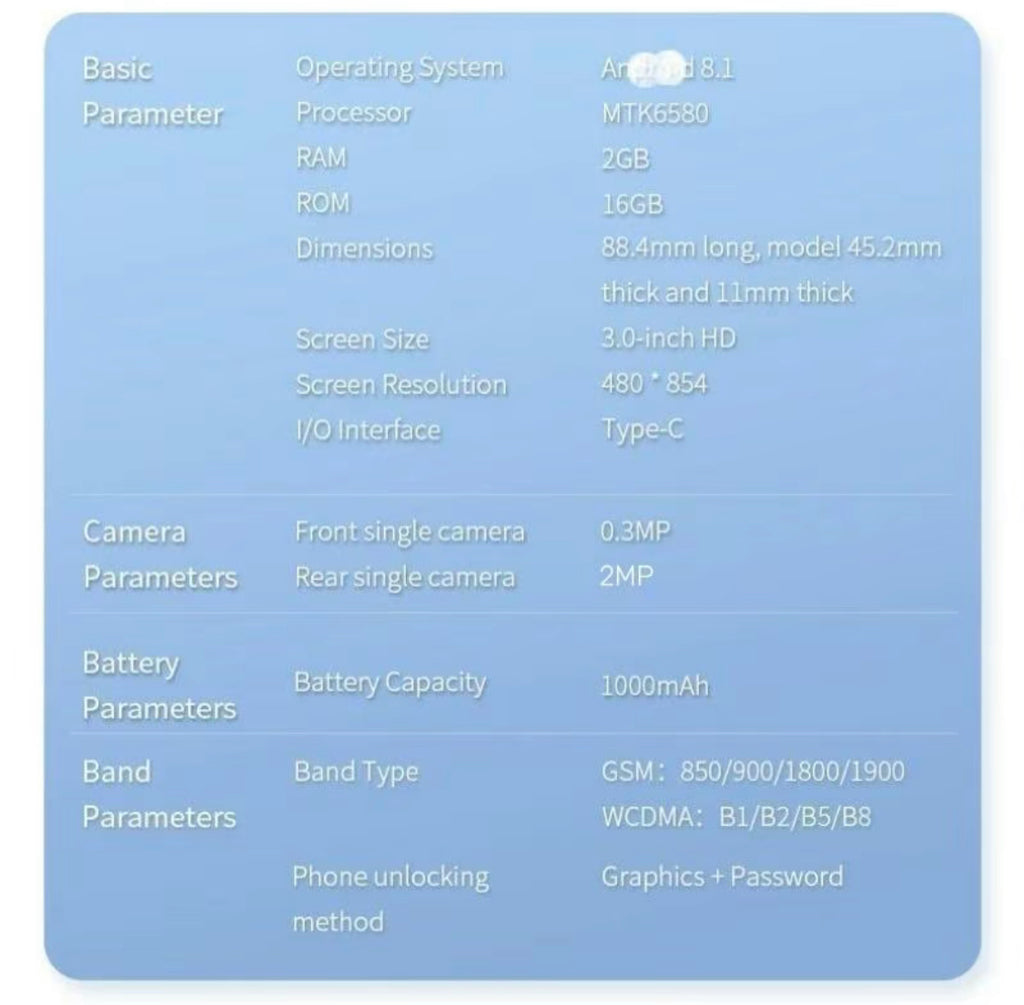 Mini Teléfono Inteligente