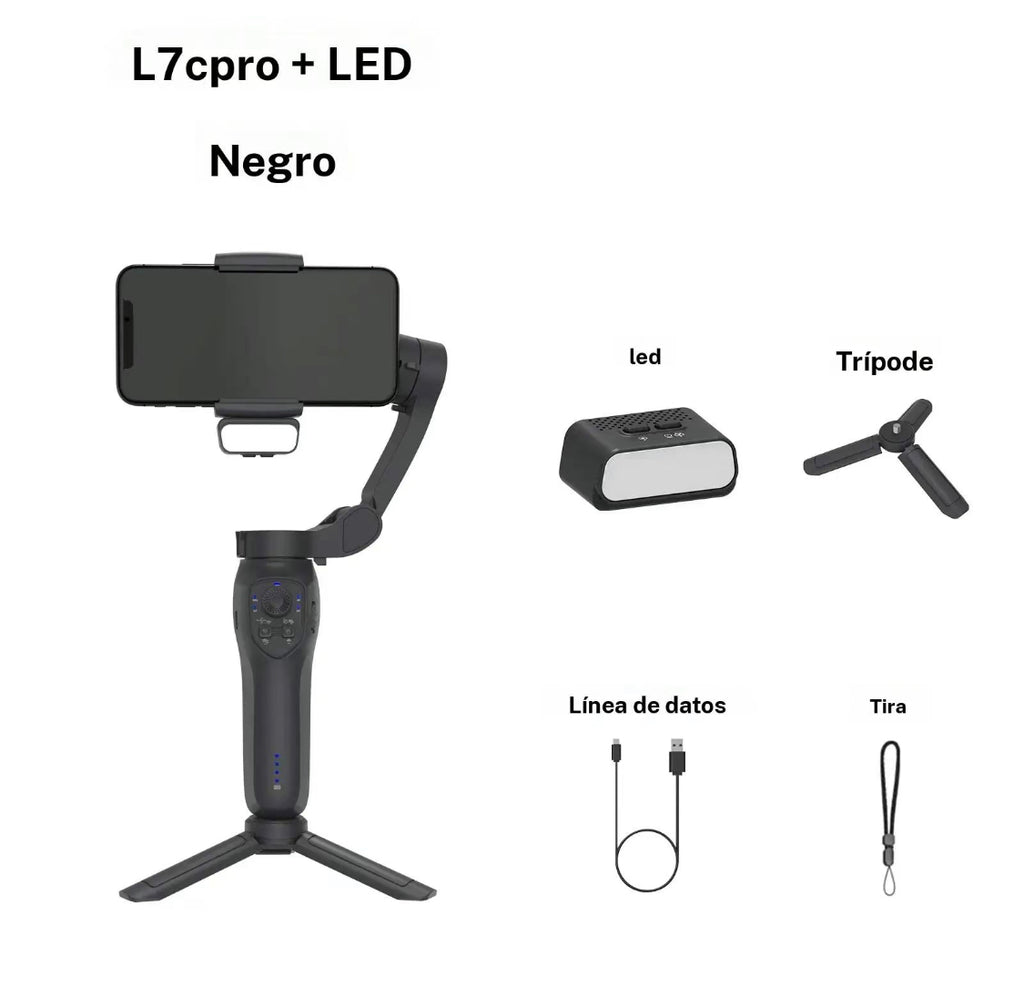 Estabilizador gimbal plegable con IA
