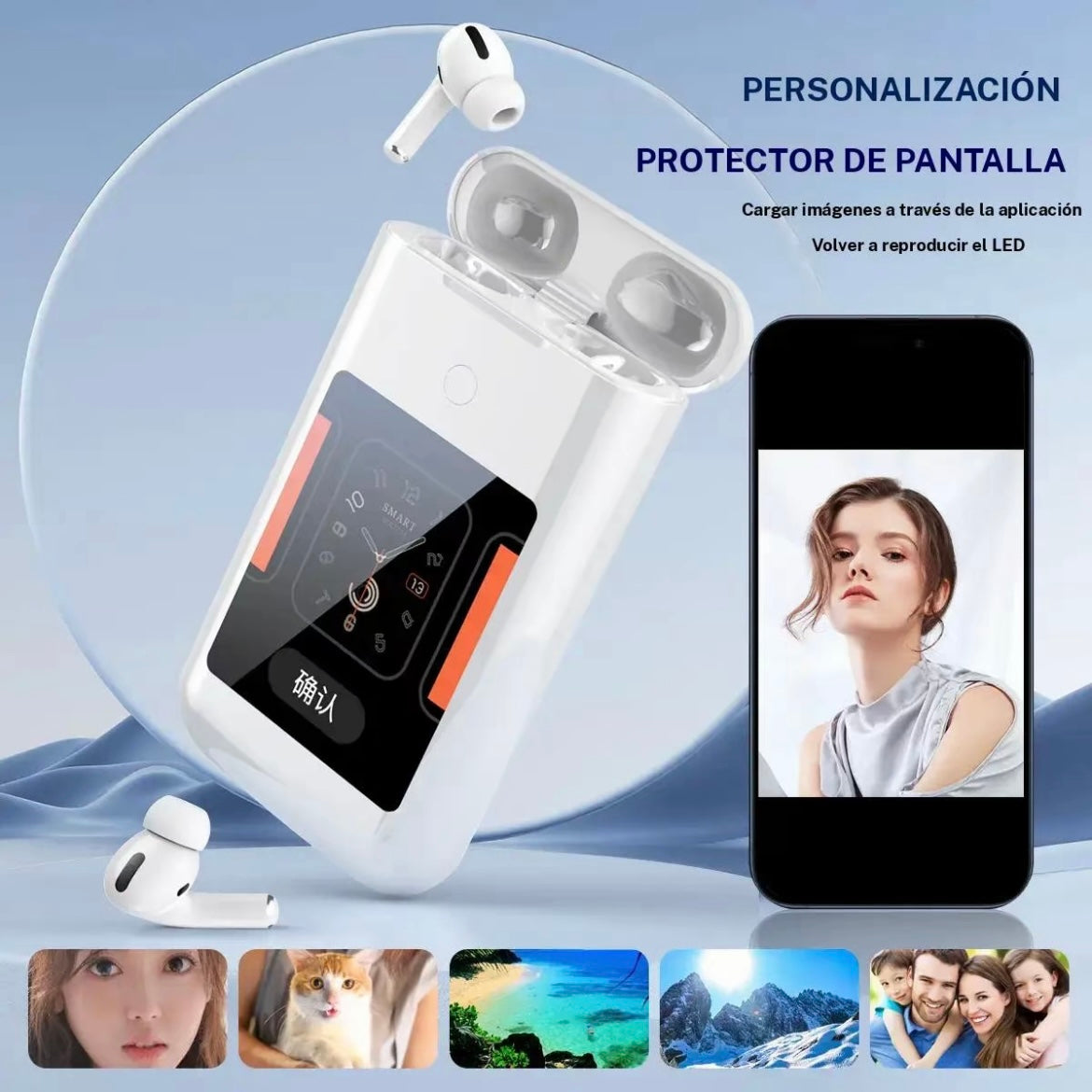Auriculares con consola multifunción