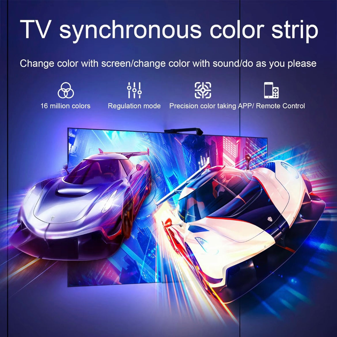 Tira de luz led para TV