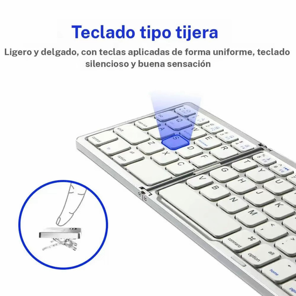 Teclado plegable
