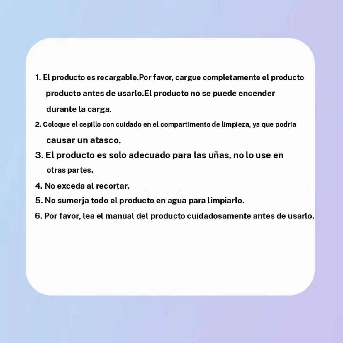 Cortauñas eléctrico