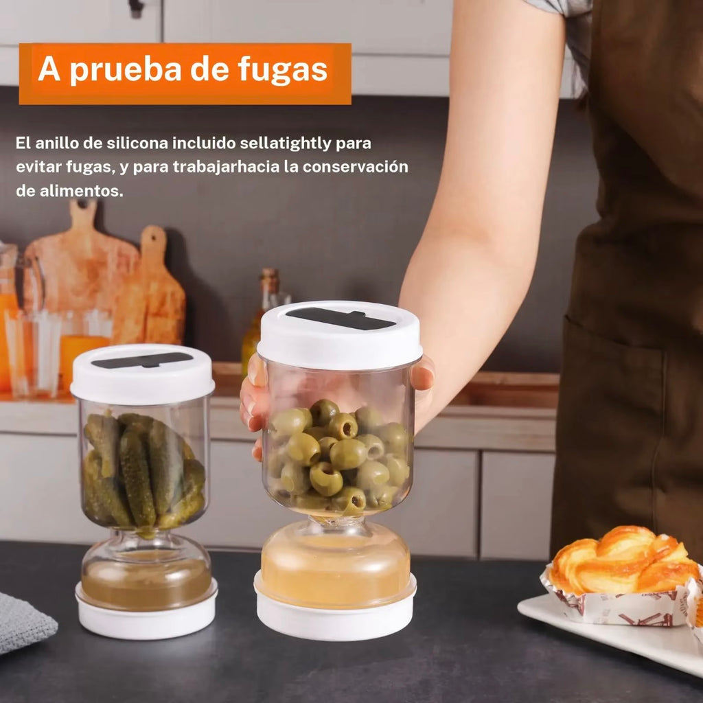 Frasco de olivas