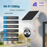 Cámara de seguridad con panel solar