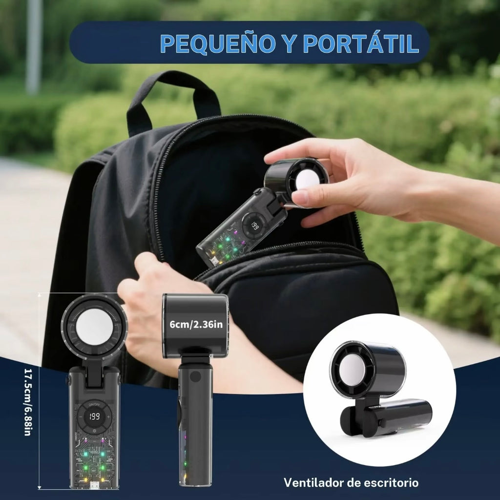 Ventilador turbo de mano