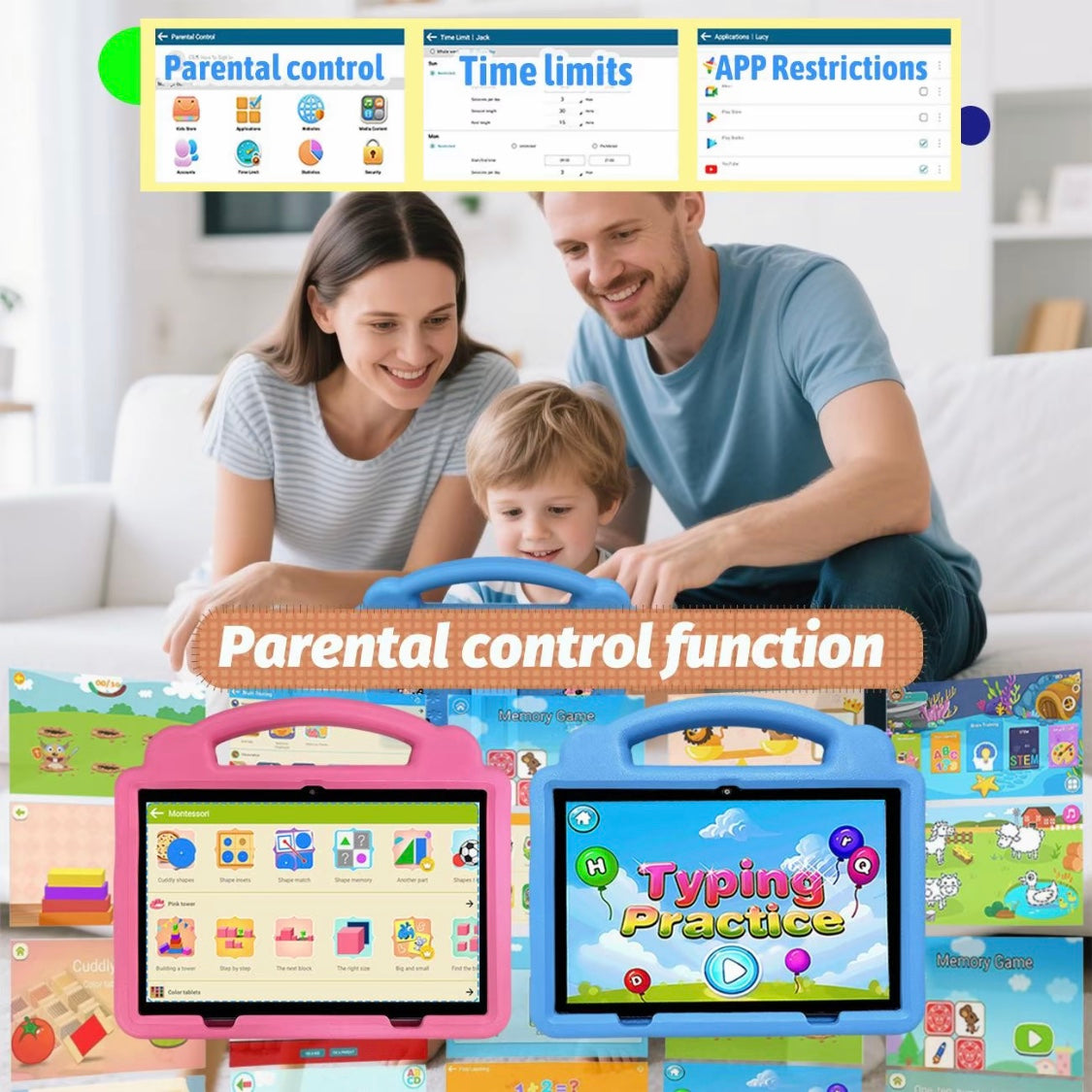 Tablet con control parental
