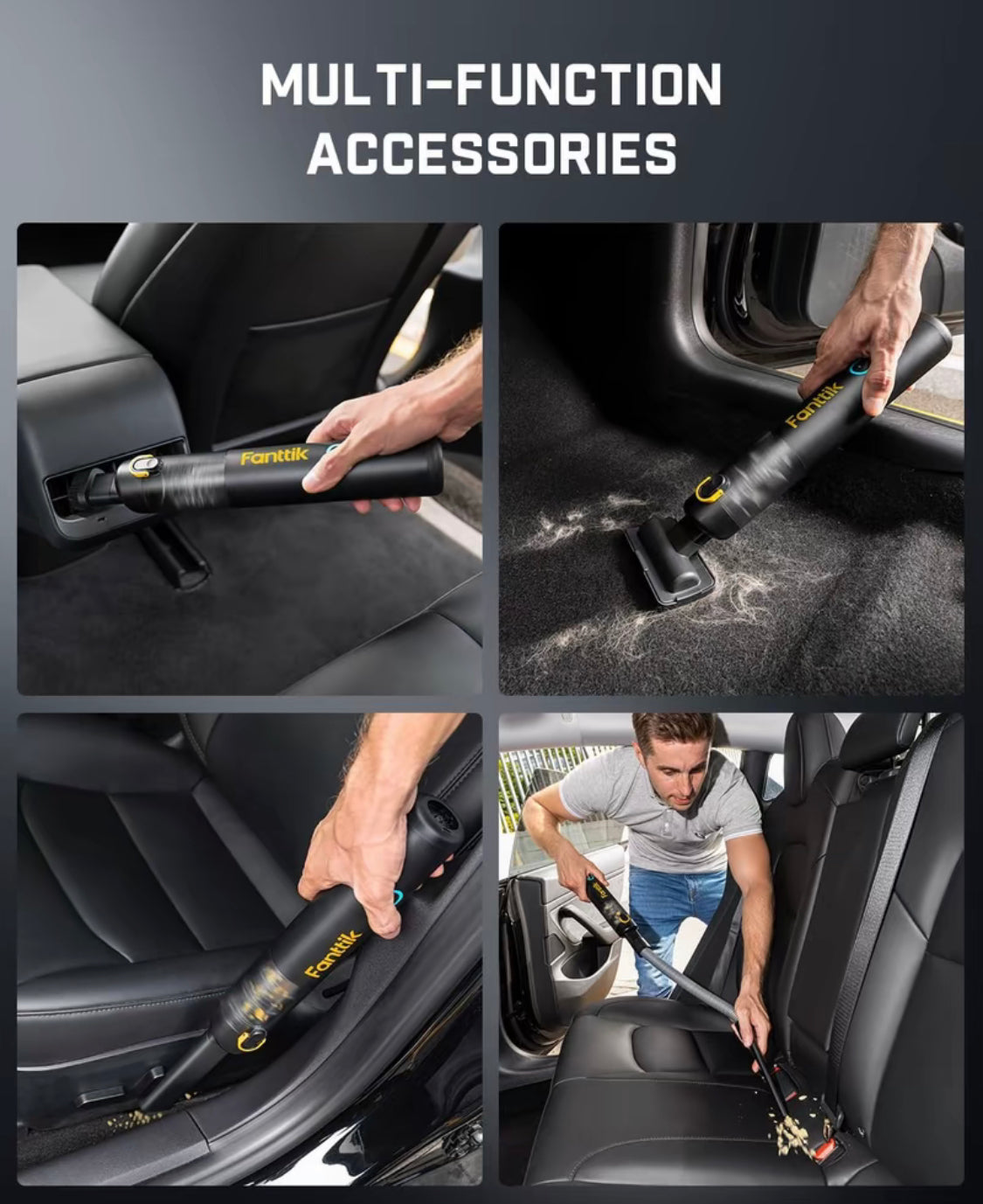 Fanttik Aspiradora para coche
