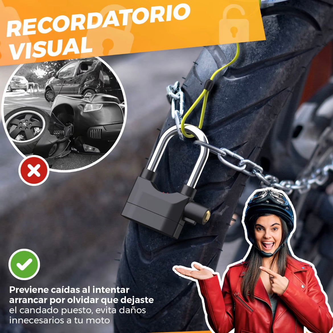 Candado con alarma