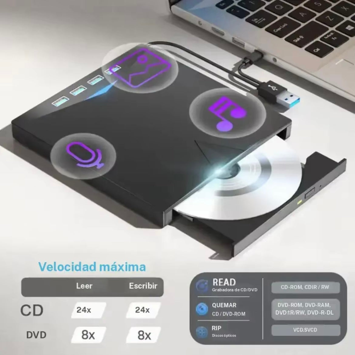 Reproductor DVD portátil
