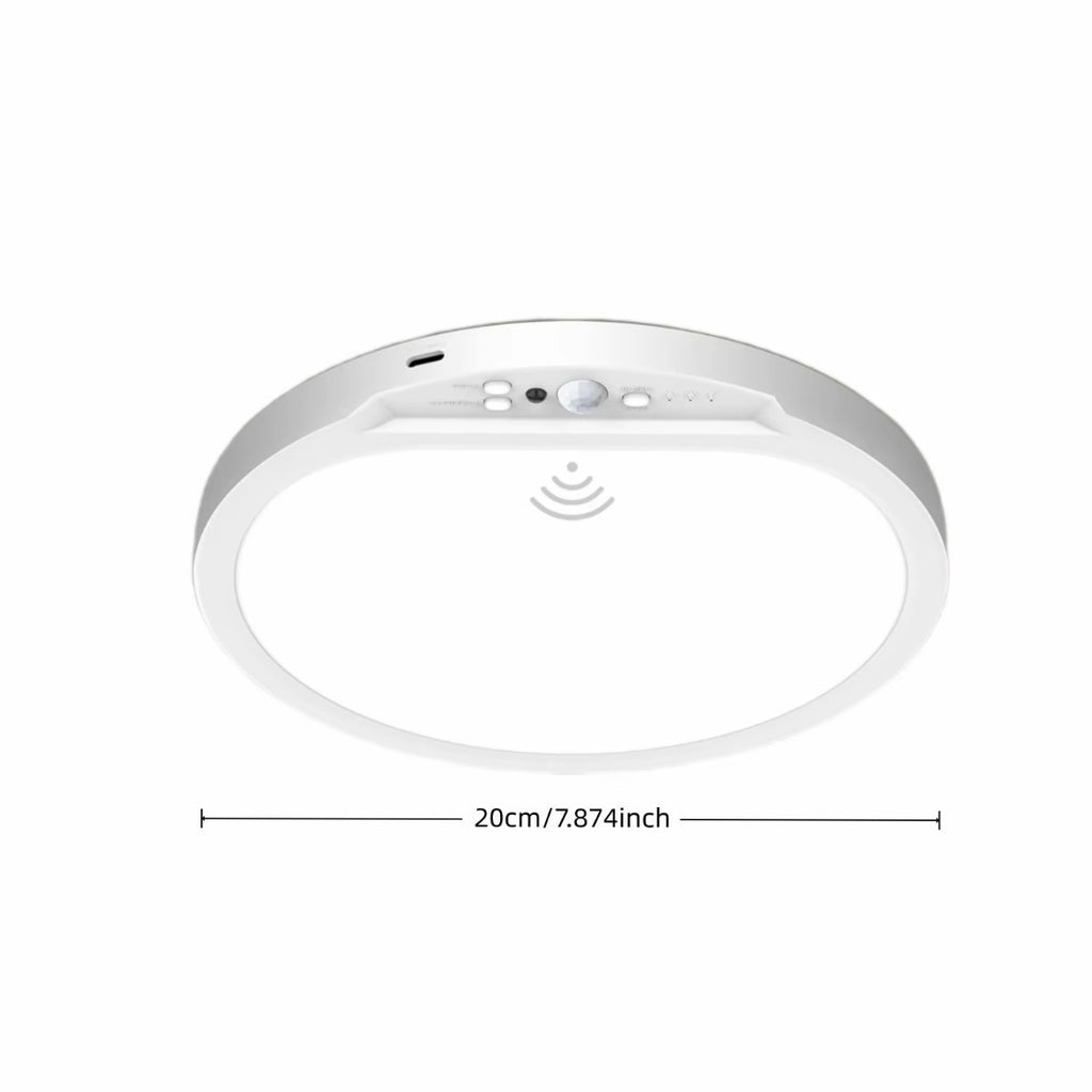Luz de techo con sensor recargable