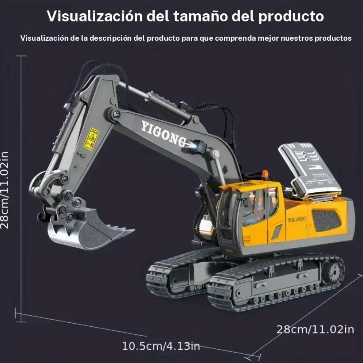 Vehículo construcción de juguete
