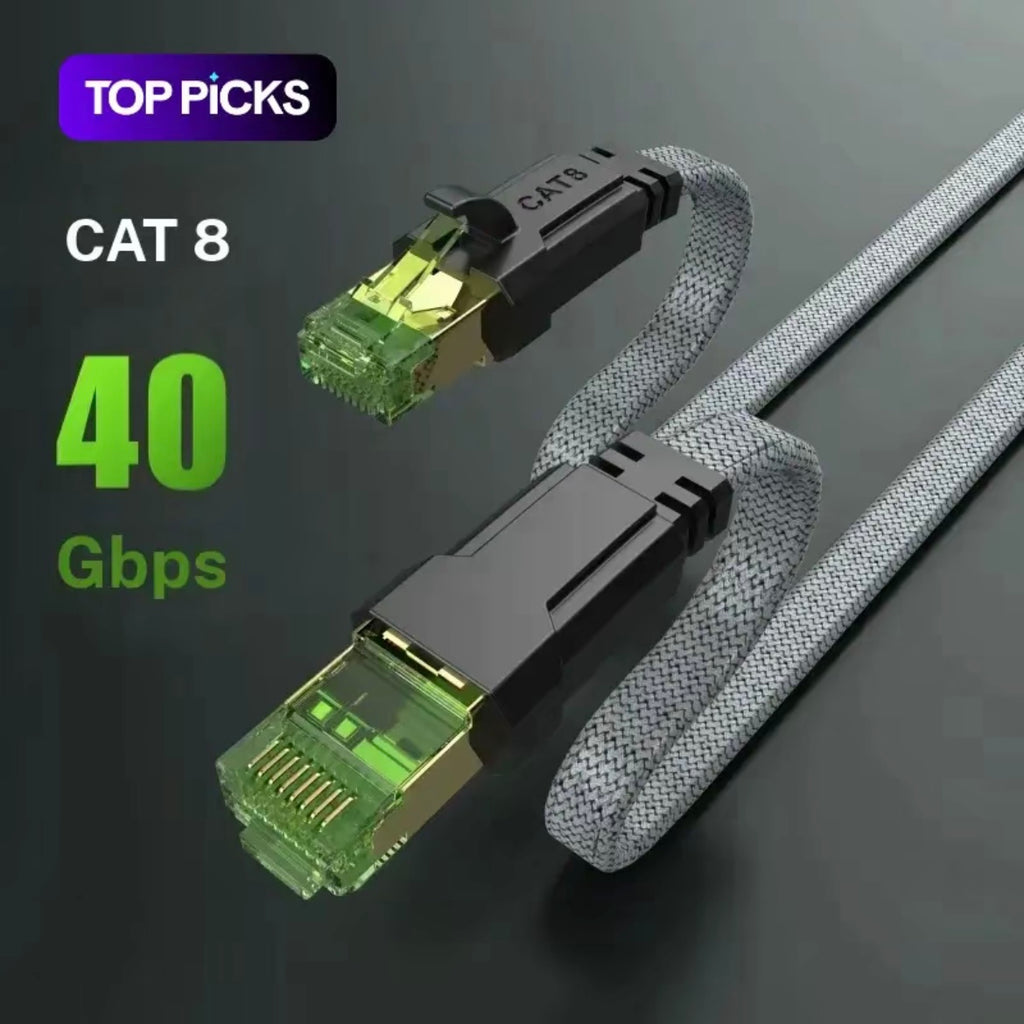 Cable Ethernet Cat 8 de alta velocidad