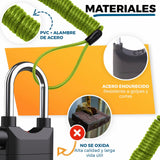 Candado con alarma