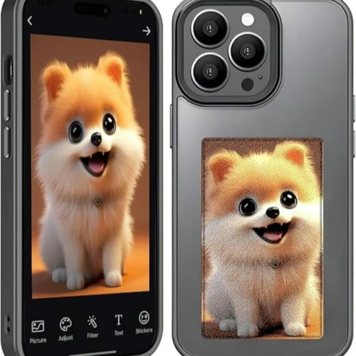 Funda de teléfono con tinte de pantalla inteligente