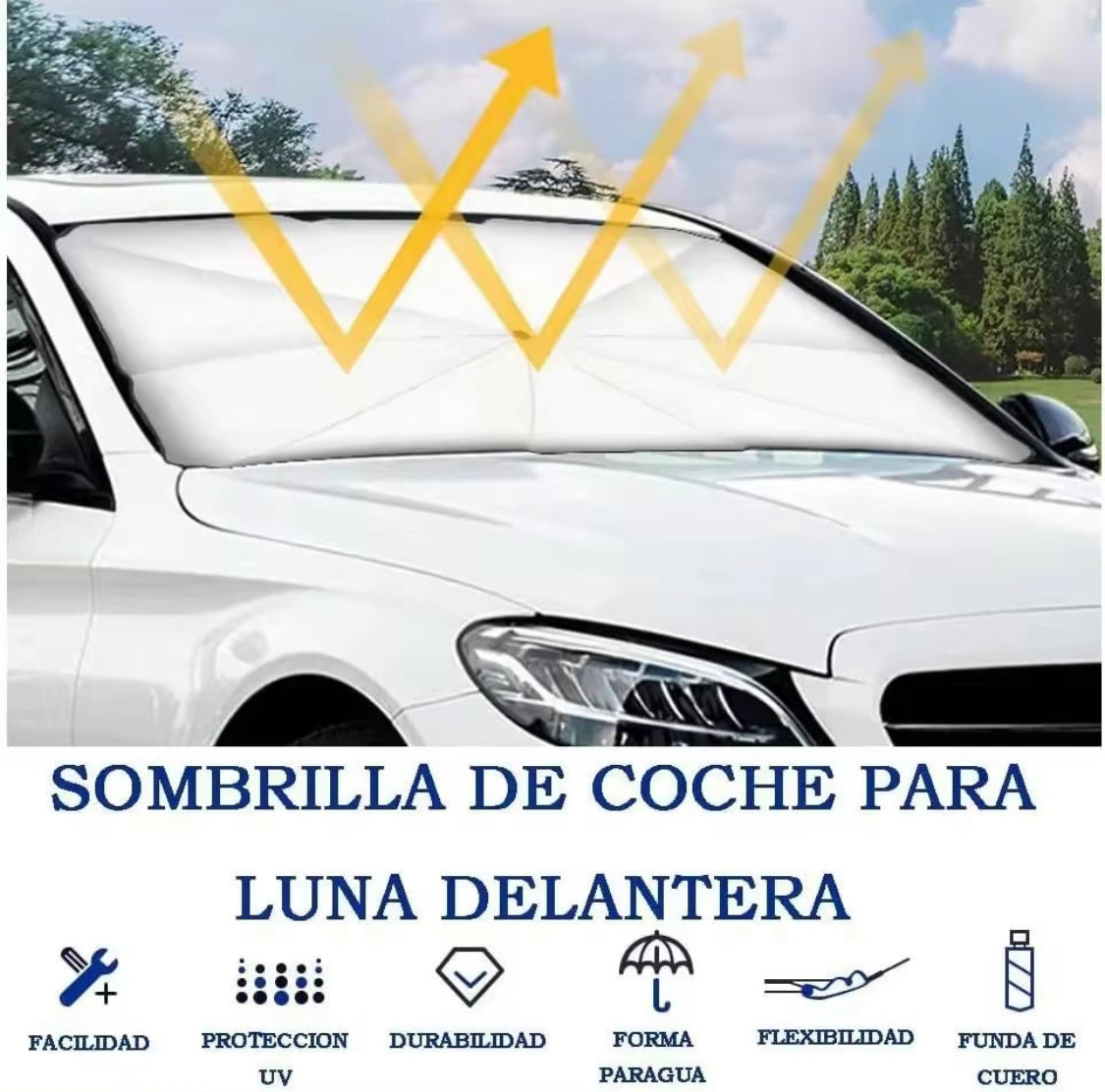 Parasol coche delantero