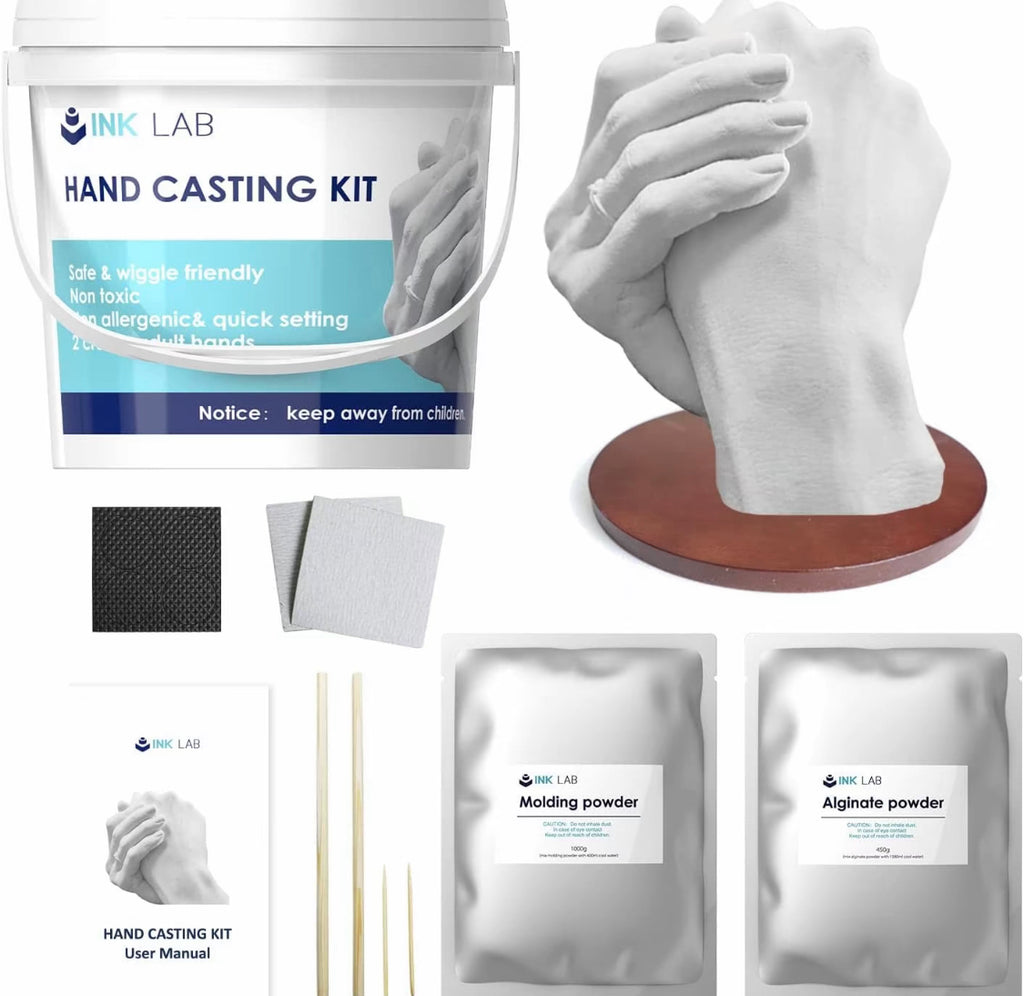 Kit de moldeo de manos con yeso