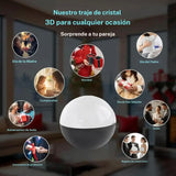 Bola cristal con pantalla 3D
