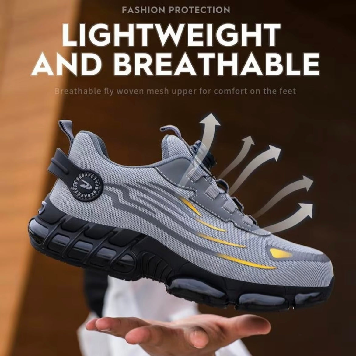 Zapato de seguridad antiperforación y antigolpes