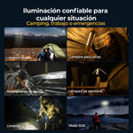 Luz camping multifuncional