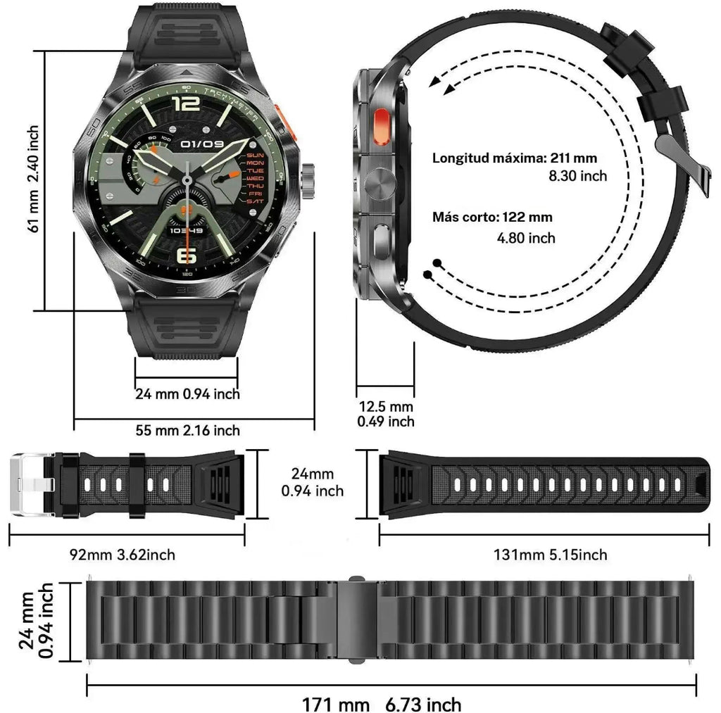 Reloj inteligente multifuncional