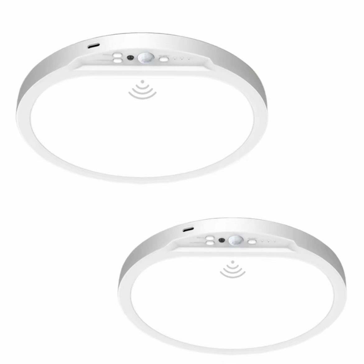 Luz de techo con sensor recargable