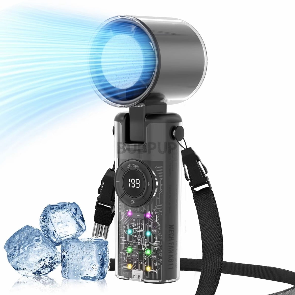 Ventilador turbo de mano