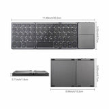 Teclado plegable