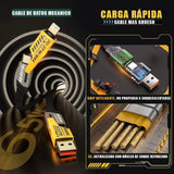 Cable carga rápida 65W