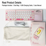 Teclado Rosa Plegable
