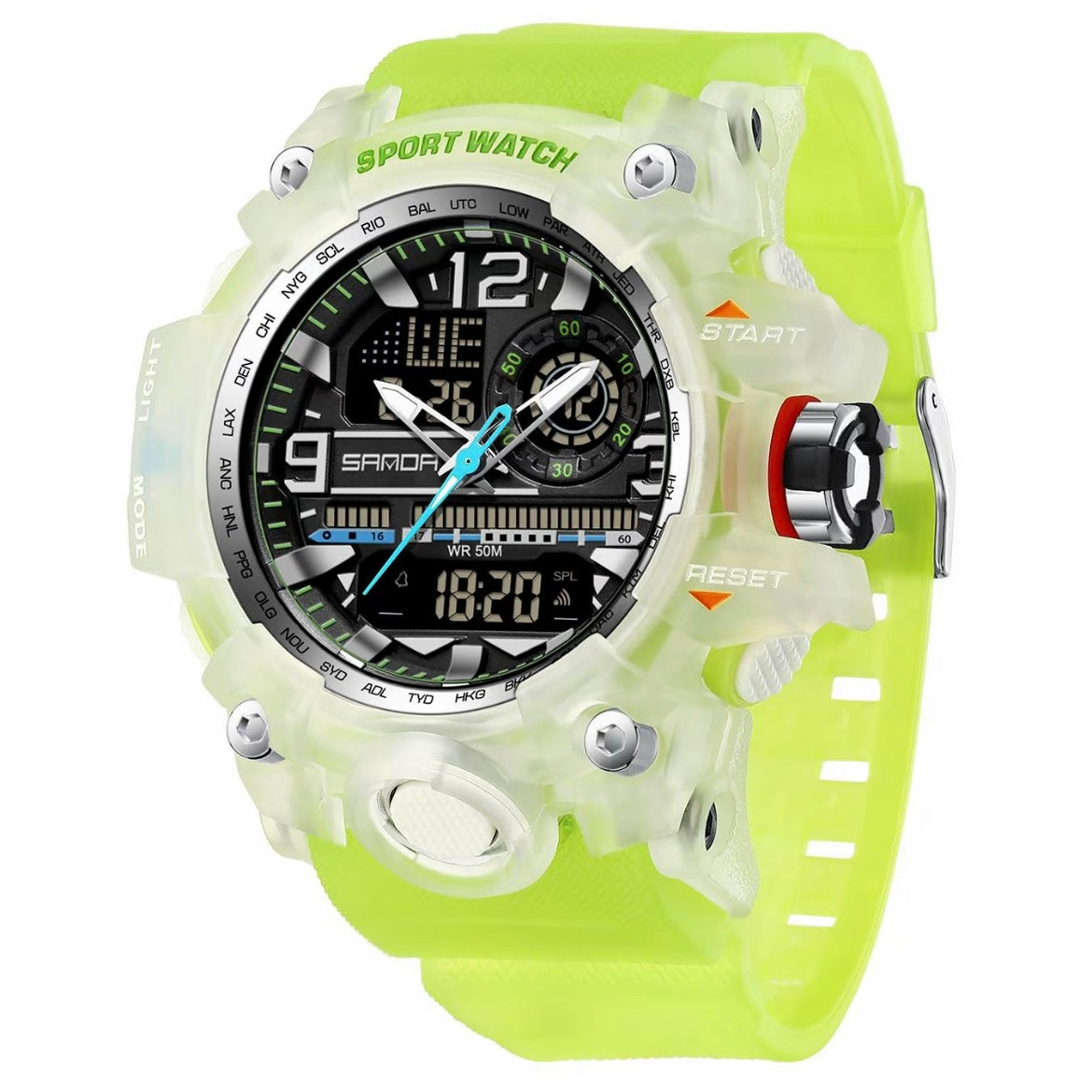 Reloj deportivo de cuarzo
